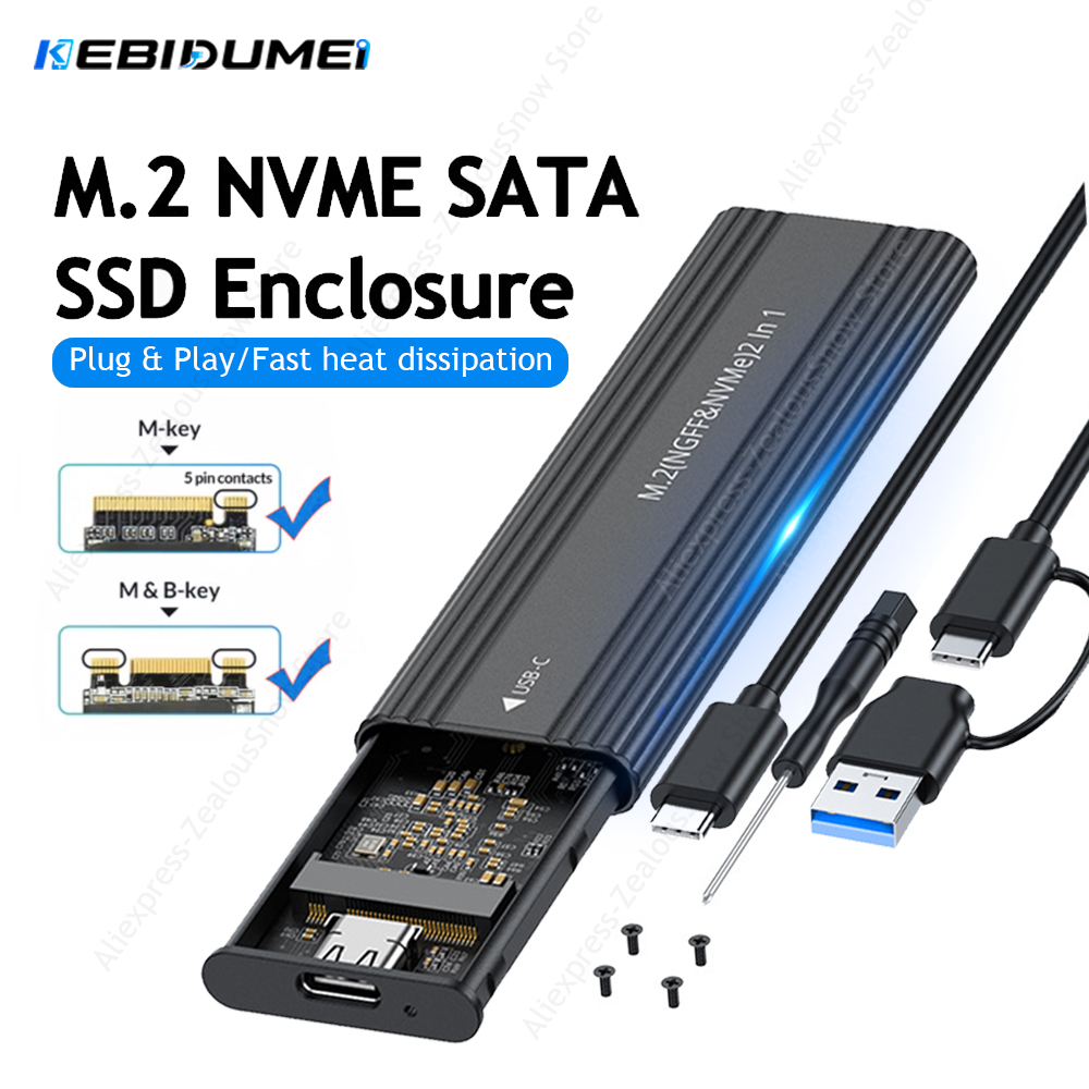 External Ssd - KEBIDUMEI M2, Kotak SSD NVMe NGFF
