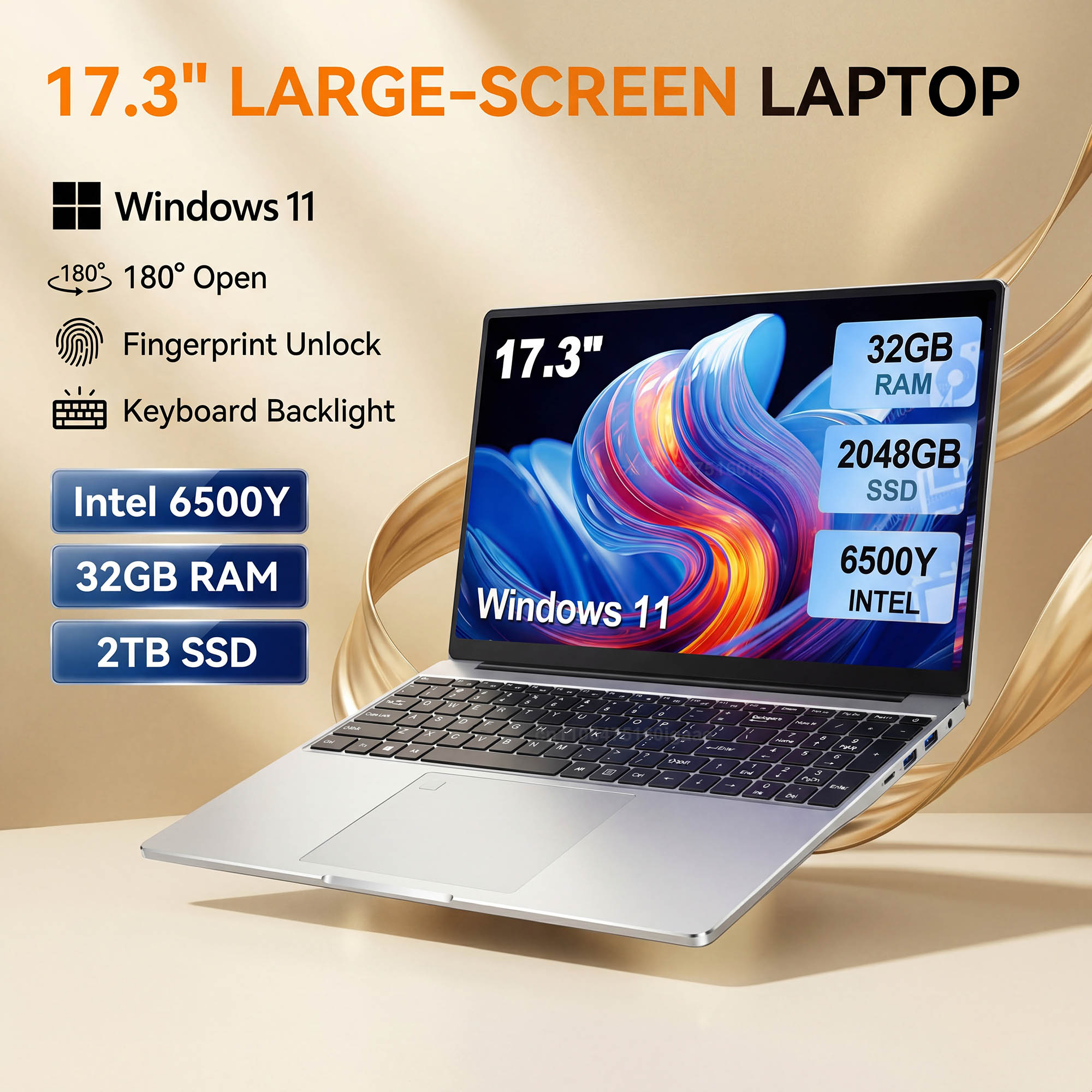 Ssd 2Tb - Laptop Layar Besar 17,3