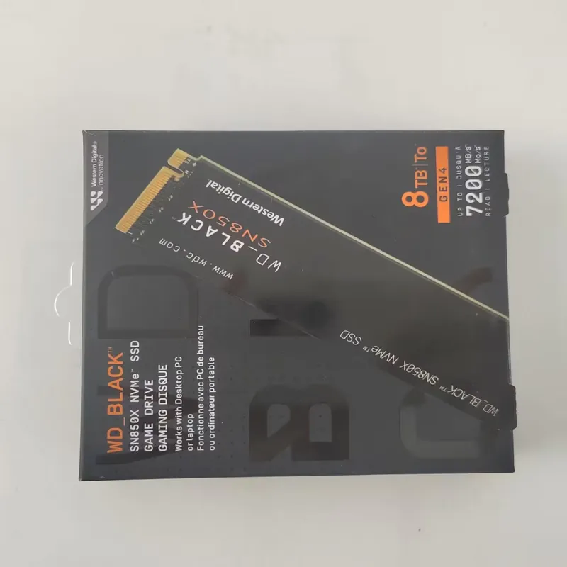 M.2 Ssd - WD_BLACK SN850X 8TB NVMe SSD WDS800T2X0E