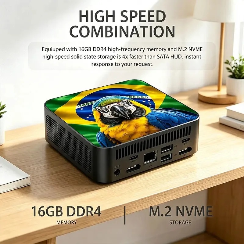 Mini PC Bendera Meksiko Brasil - Ssd 2Tb ulasan dan harga