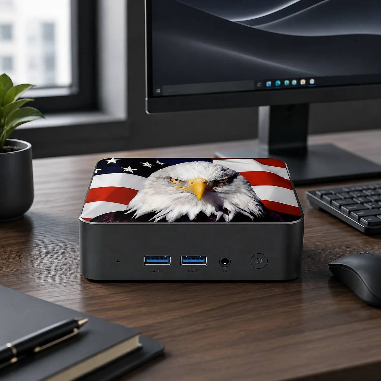 Mini PC Bertema Bendera Kanada - Ssd 2Tb ulasan dan harga