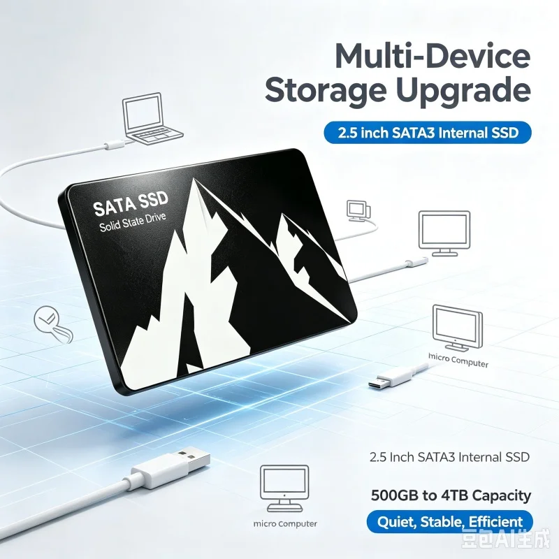SSD Internal SATA3 2,5 Inci, 5 - Ssd 500Gb ulasan dan harga