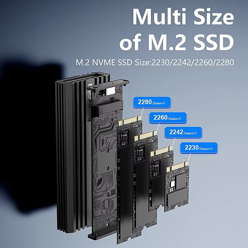 Casing SSD Eksternal EE1 Alumi - M.2 Ssd ulasan dan harga